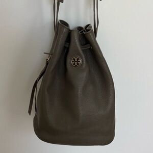 Tory Burch Leather Bucket Bag